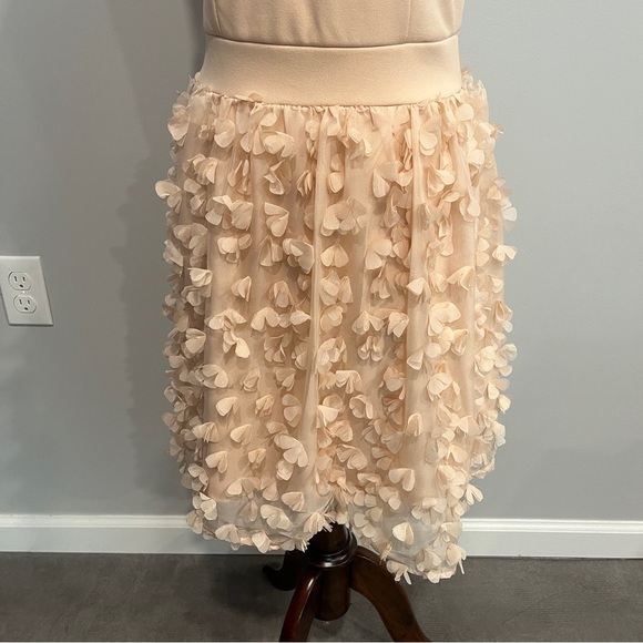 Carla Conti Sleeveless Blush Pink Cocktail Dress Medium - Picture 3 of 10